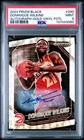 DOMINIQUE WILKINS 2024 PRIZM BLACK GOLD VINYL AUTO /5 PSA 9