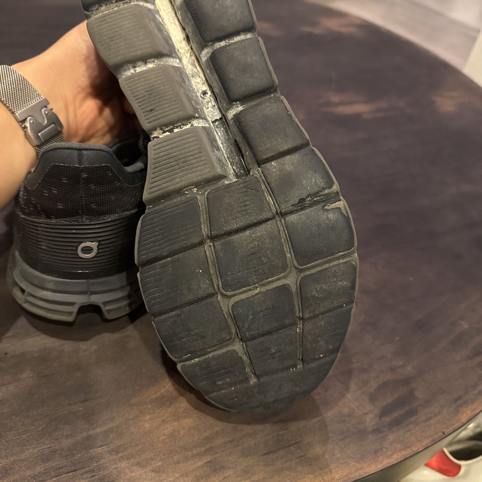 On Running Cloudstratus Black Shadow Running Shoes - image 8