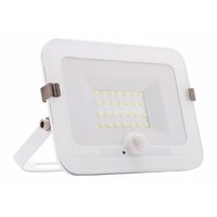 REV LED Strahler Fluter Mirano Weiß IP44 20W 1800Lm Kaltweiß Bewegungsmelder
