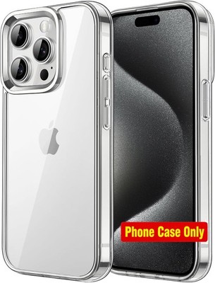 Case for iPhone 15 Pro Max, Clear, Anti-Yellowing