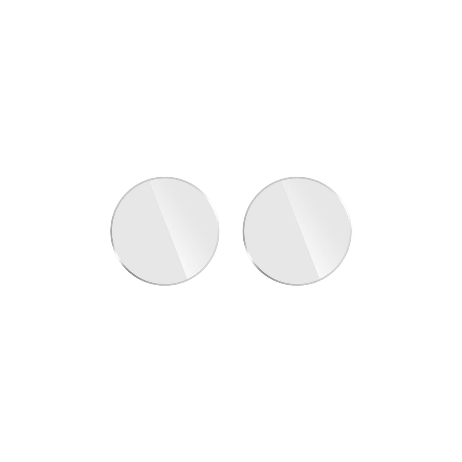 Lentille en verre trempé 9H pour caméra iPhone 13 au contour transparent