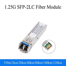 Image of 1.25G Gigabit Fiber SFP Module Single/Multi-Mode 2×LC Multi-fiber 1310nm/1550nm
