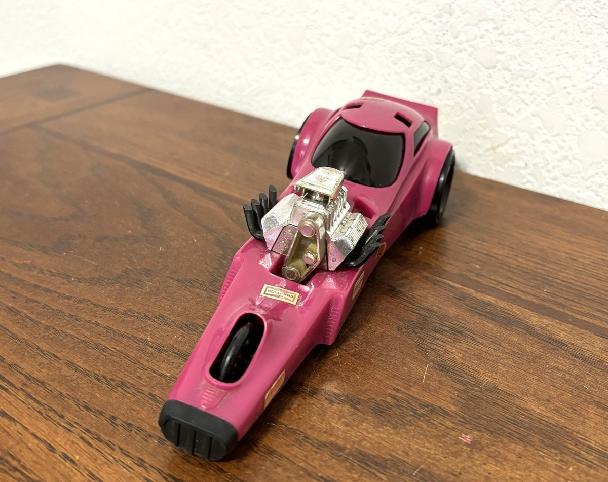 Vintage 1972 Kenner SSP Pink King Cobra Eliminator Car w/Super