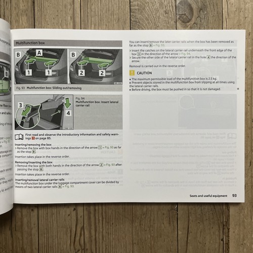 13-17 SKODA OCTAVIA OWNERS HANDBOOK MANUAL & WALLET Print 2013 Ref19273 - Picture 16 of 24