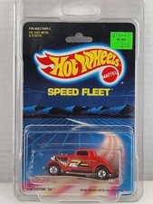 1986 Hot Wheels #1473 Speed Fleet 3-Window '34 ZZ Top Eliminator Car Vtg Rare