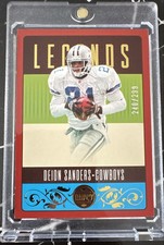 2023 Panini Legacy - Legends Deion Sanders #111 Red /299