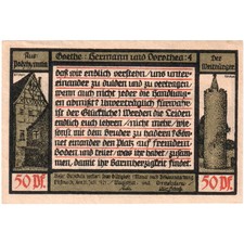 [#291584] Germany, Possneck, 50 Pfennig, 1921-07-31, UNC