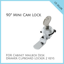 90  Mini Cam Lock File Cabinet Mailbox Desk  2 Keys  157.2.03.28