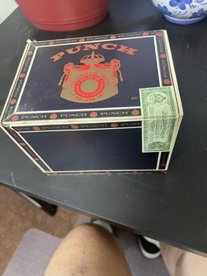 Punch Cigar Box. Empty 