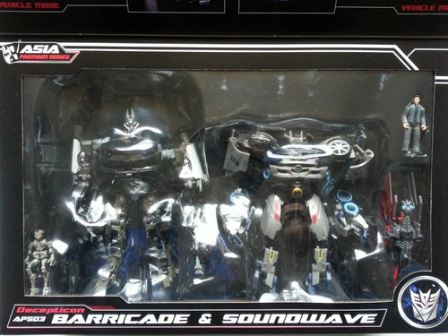 Takara Transformers APS-03 HA Barricada Frenzy y Soundwave Laserbeak vendedor de EE. UU. - Imagen 2 de 4
