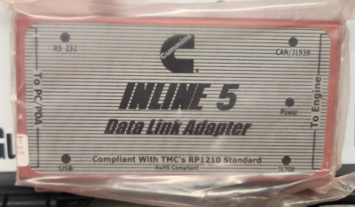 Cummins Genuine Inline 5 Datalink Adapter Bundle, Brand New Never Used. #4918416