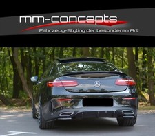 CUP Diffusor SCHWARZ für Mercedes E-Klasse W213 AMG Coupe Line Heck Schürze  