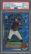 Diego Velasquez 2022 Bowman Chrome RC #110 
