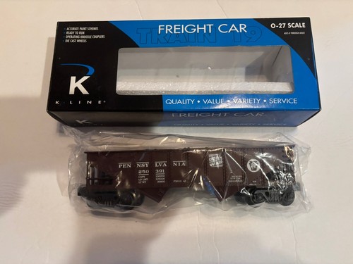 K-Line K622-1891 PRR O-27 Scale Hopper w/Coal Load - Picture 3 of 9