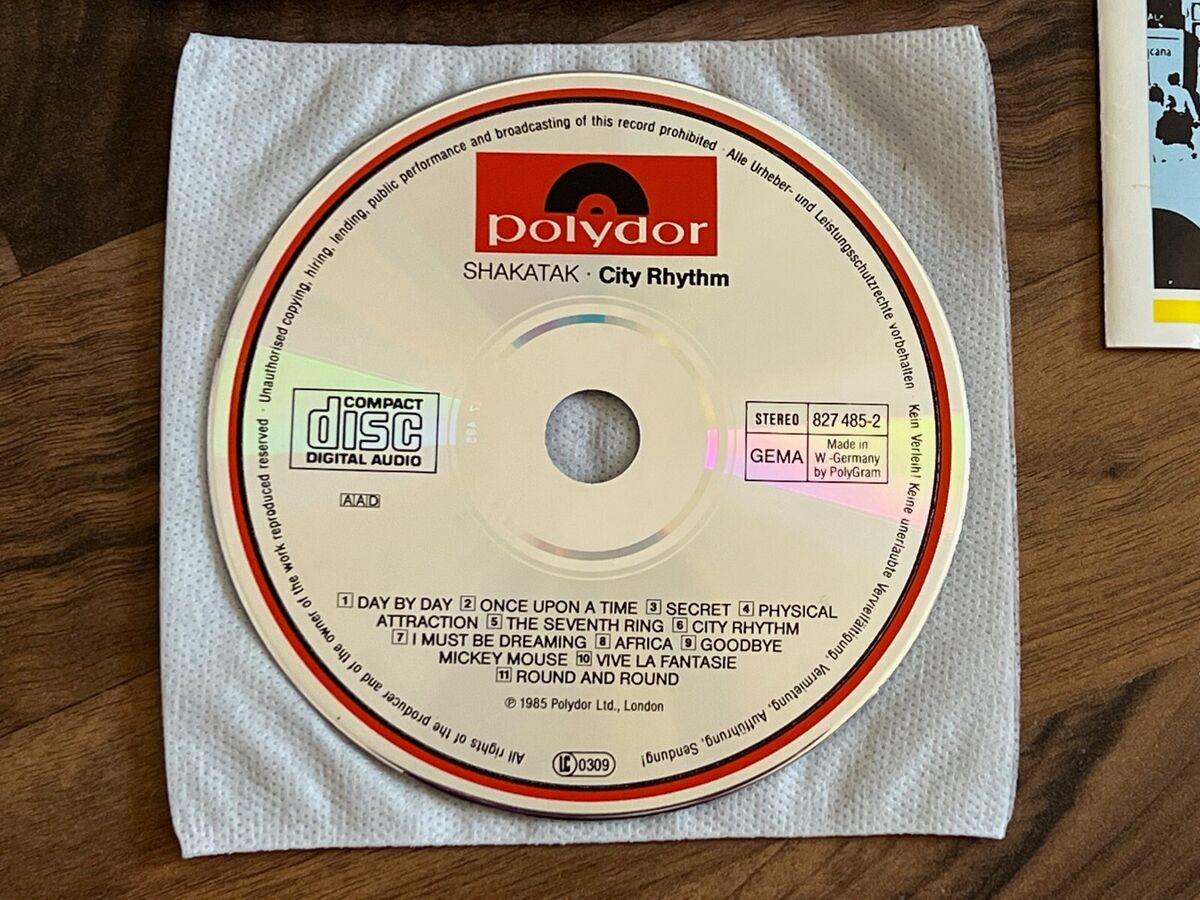 SHAKATAK City Rhythm OOP 1985 W. GERMANY CD album 01 matrix SHAKATAK City Rhythm OOP 1985 W. GERMANY CD album 01 matrix