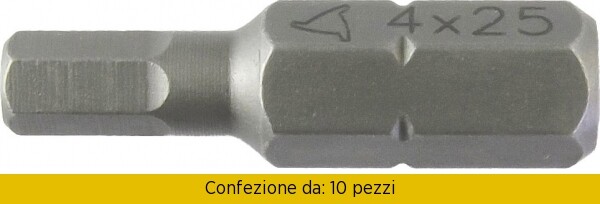 Inserto Esagono Incasso gr 8 Pezzi 10 Krino 61001045