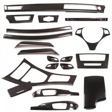 ABS Carbon Fiber Interior Trim Cover Fit For BMW 3 Series Sedan E90 2005-2012