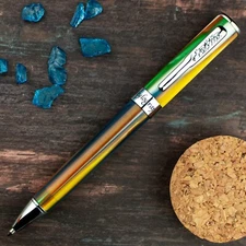 Conklin Stylograph Ballpoint Pen, Matte Finish, Tropical Blend, New In Box