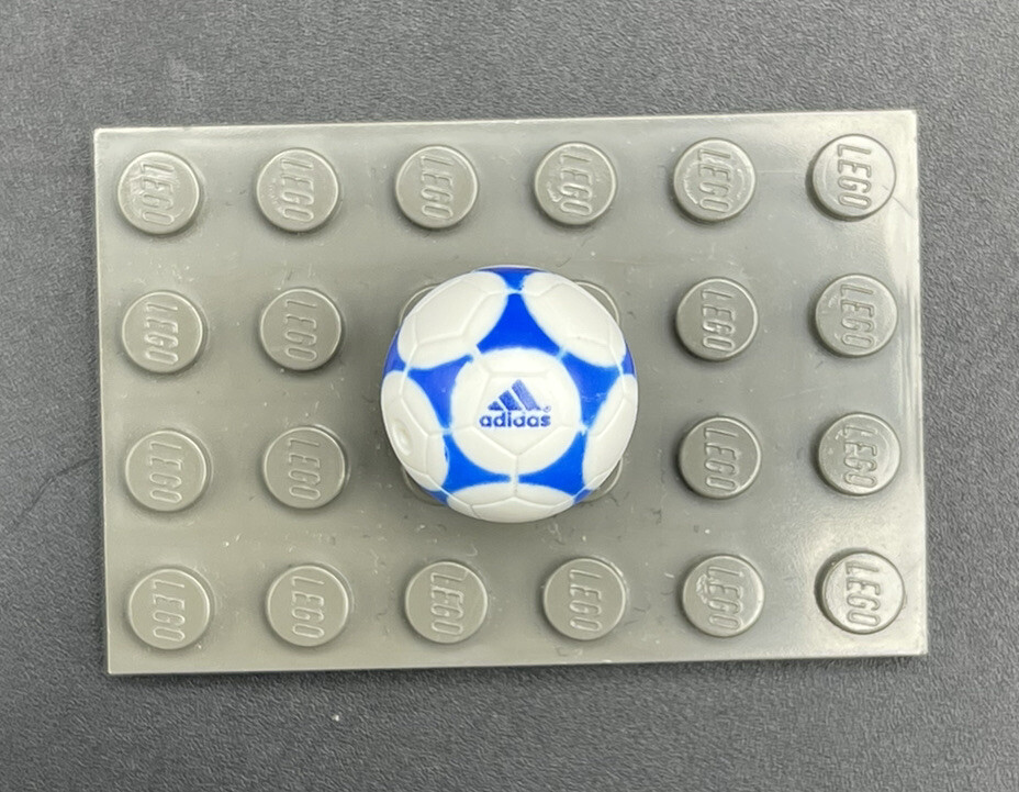 LEGO Sports Adidas Soccer Ball White Blue 3409 Championship