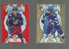 2021 Upper Deck Hockey Parallels-Orange-Patrik Laine & Green Nikita Kucherov-NM+