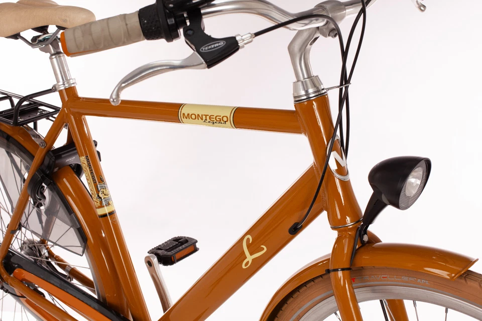 28" Hollandrad "Montego Legend", H57, ockergelb inkl. Nabendynamo & Gepäckträger - Bild 2 von 4