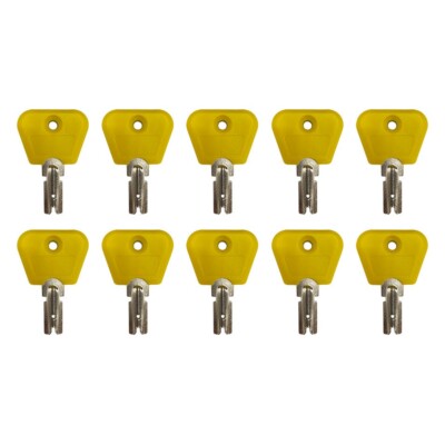 (10) Ignition Key For Clark Yale Hyster Forklift - 2368655, 2782017, 7004147