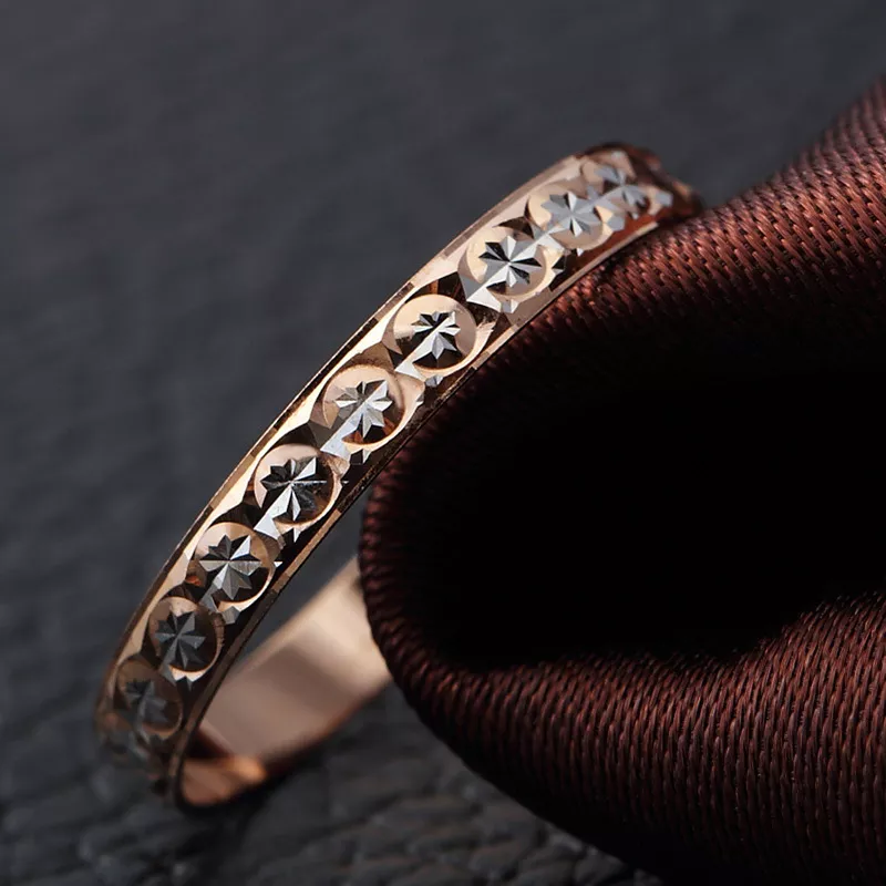 Rose Gold Halo Ring | Rose Gold Half Eternity Band | ModGents – Modern Gents