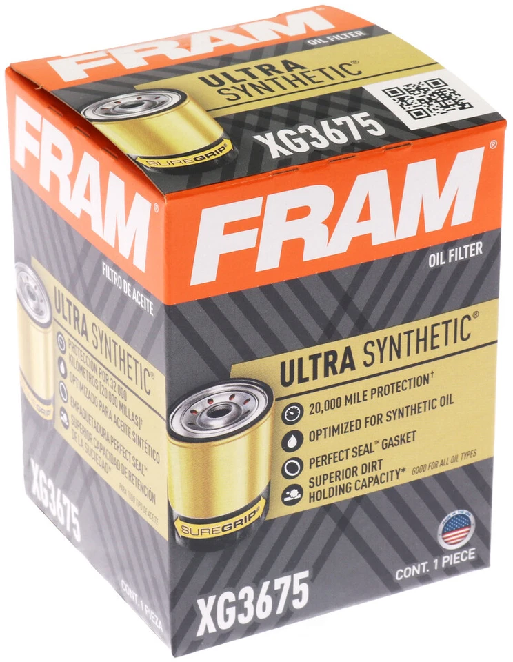 Filtro de aceite de motor para Pontiac Bonneville Grand Prix Safari 1978-2005 FRAM ULTR Foto 2 de 4