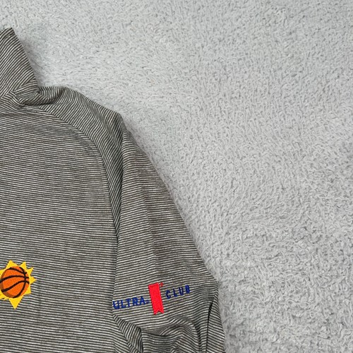 Phoenix Suns Sweater Mens Small Gray Johnnie O 1/4 Quarter Zip Golf Stretch NEW - Picture 4 of 12