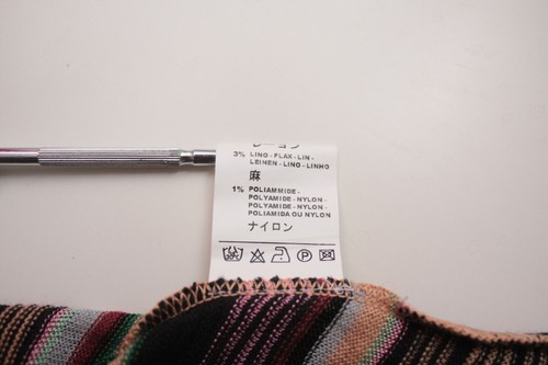 Missoni Abstract Multicolour Knitted Cotton Blend Dress 40 - Picture 8 of 8