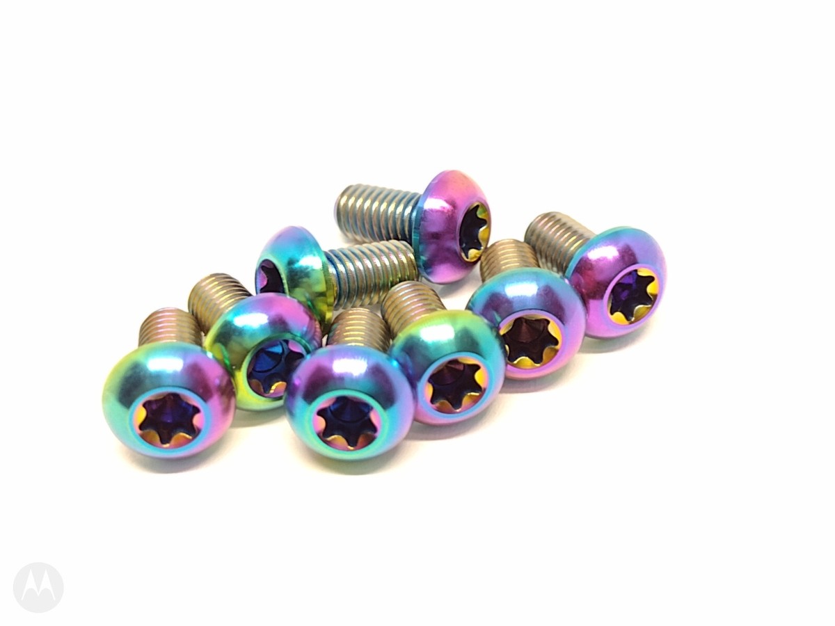 Oil Slick Rainbow Titanium Fender Bolt Kit Nami Burn Kilma Oil Slick Rainbow Titanium Fender Bolt Kit Nami Burn Kilma