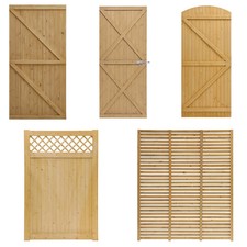 Security Wooden Garden Gate Pedestrian Fence Gate Porch Decorative Fence Panel
