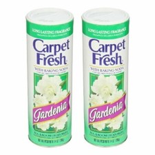 Carpet Fresh Rug  Room Deodorizer Powder Gardenia with Baking Soda 14 oz, 2-P  