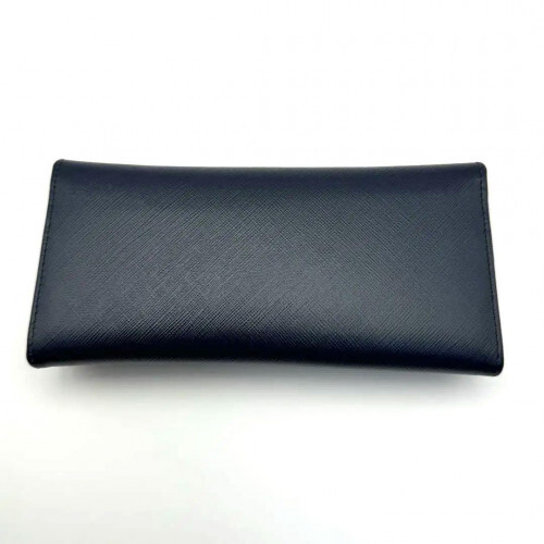 Salvatore Ferragamo｜LONG WALLETS (220546 770873) Salvatore Ferragamo Bi-fold Long Wallet Navy Blue Gancini f