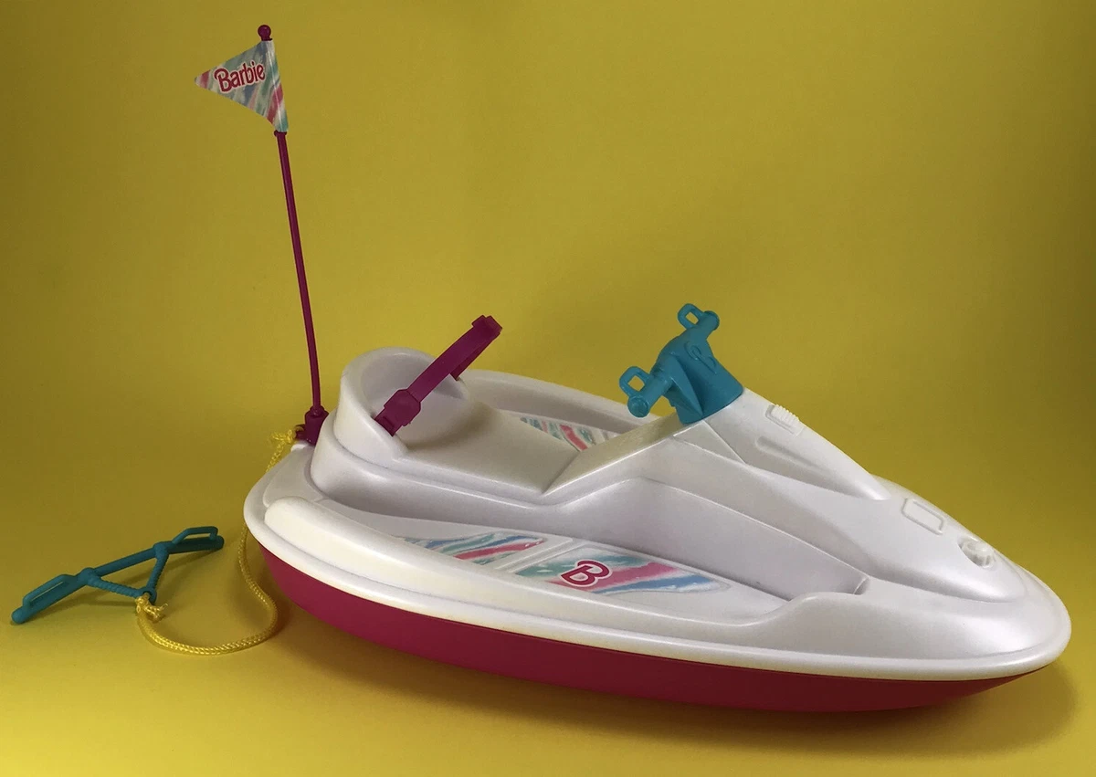 1 6 VINTAGE 90 s 1997 BARBIE DOLL SPLASH N FUN JET SKI WATER TOY VEHICLE ONLY