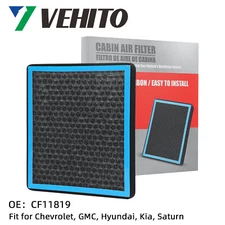 VEHITO HEPA Cabin Air Filter for Chevrolet, GMC, Hyundai, KIA, Saturn CF11819