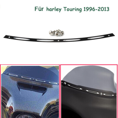 Windschutzscheibe Trim 4-Slot für 1996-2013 Harley Electra Street Glide Touring