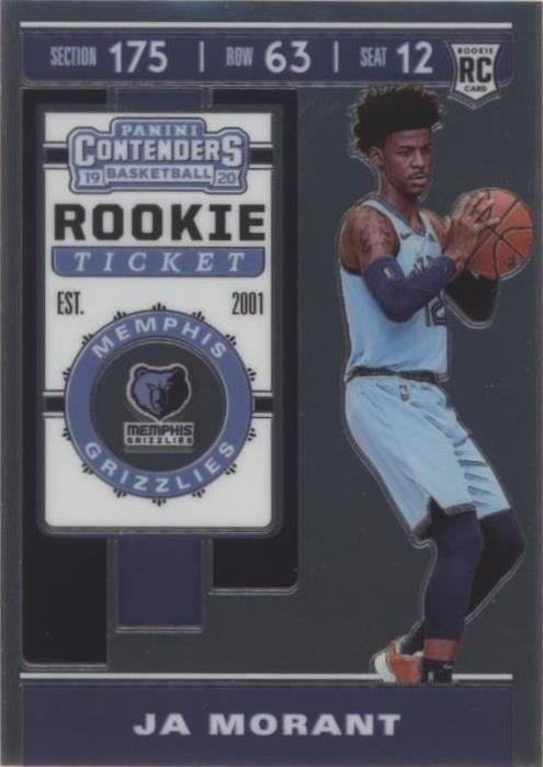 その他 2019 Panini Contenders JA MORANT #2 2019-20 Panini Contenders - Ja Morant #118 for sale | eBay