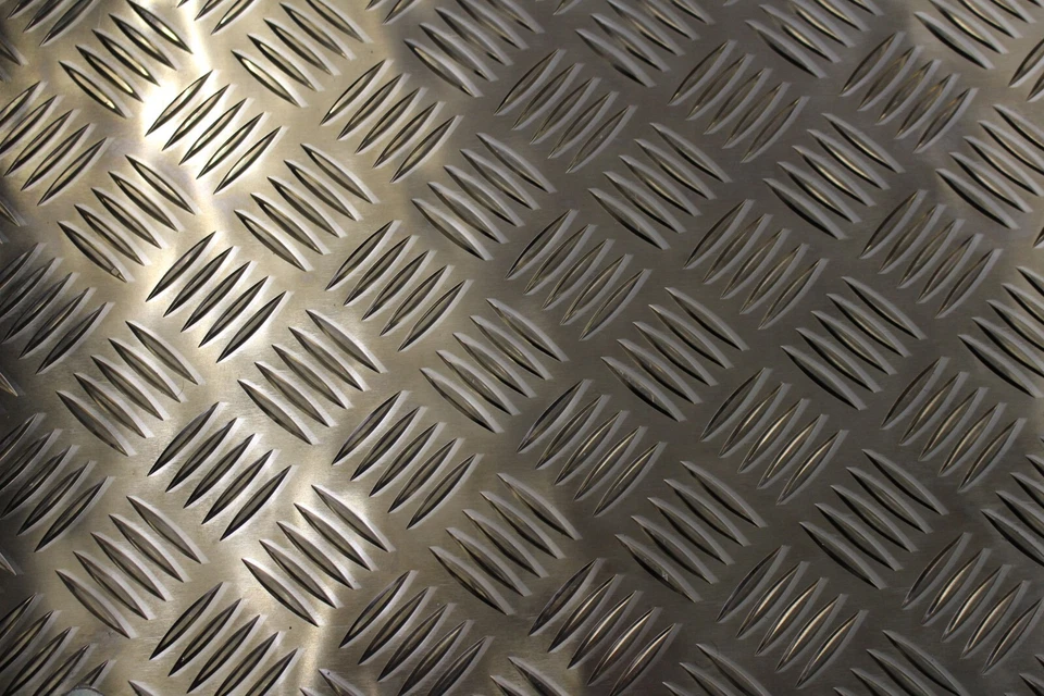 Tôle Aluminium Striée 3/4,5mm Quintett Plaque à Nodosités, 500 Unités - Photo 1/4