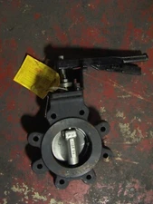 NEW CRANE FLOWSEAL 4" 150/300 ANSI B16.5 CLASS 150 4" BUTTERFLY VALVE LUGGED