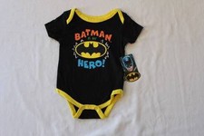 Baby Boys Batman Bodysuit 3 - 6 Months Creeper Outfit One Piece Superhero Hero