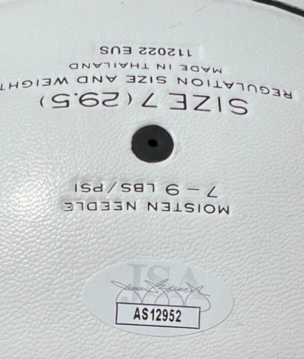 JOHN CALIPARI SIGNED ARKANSAS RAZORBACKS NIKE LOGO BASKETBALL JSA COA - Image 3 of 4