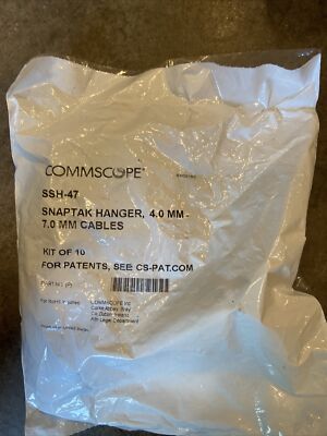 Commscope Snaptak SSH-47 Hangers For  4.0 mm - 7.0 mm Cable 10 Pack