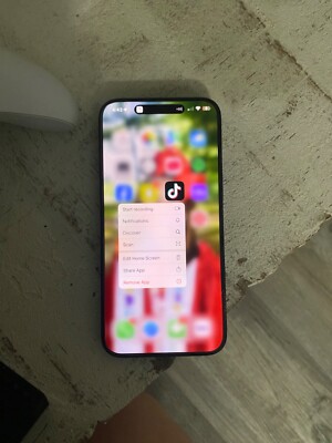 Apple iPhone 15 Pro Max - 256 GB - Black (Verizon) with tik tok