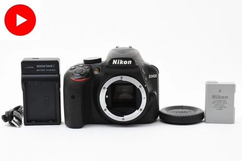 *NEAR MINT* Nikon D3400 24.2 MP Digital SLR Camera Black from JAPAN Count 2861