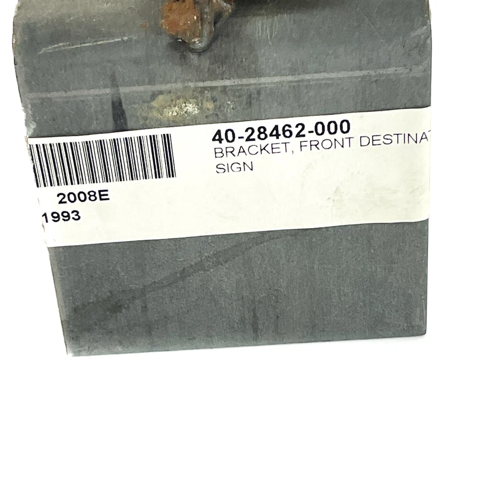 Soporte de señal de destino frontal Gillig 40-28462-000 genuino, nuevo stock antiguo Foto 3 de 4