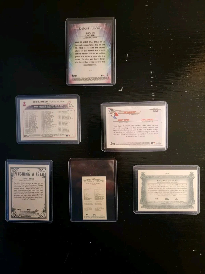 2020 - 2024 Topps Bowman Shohei Ohtani 19 Card Investment Lot -Topps Fire -... - Image 4 of 4