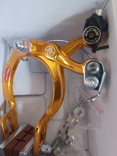 Dia-Compe MX-1000 GOLD BMX Bike Brake Fit rear w front opt BOLT New Old School 