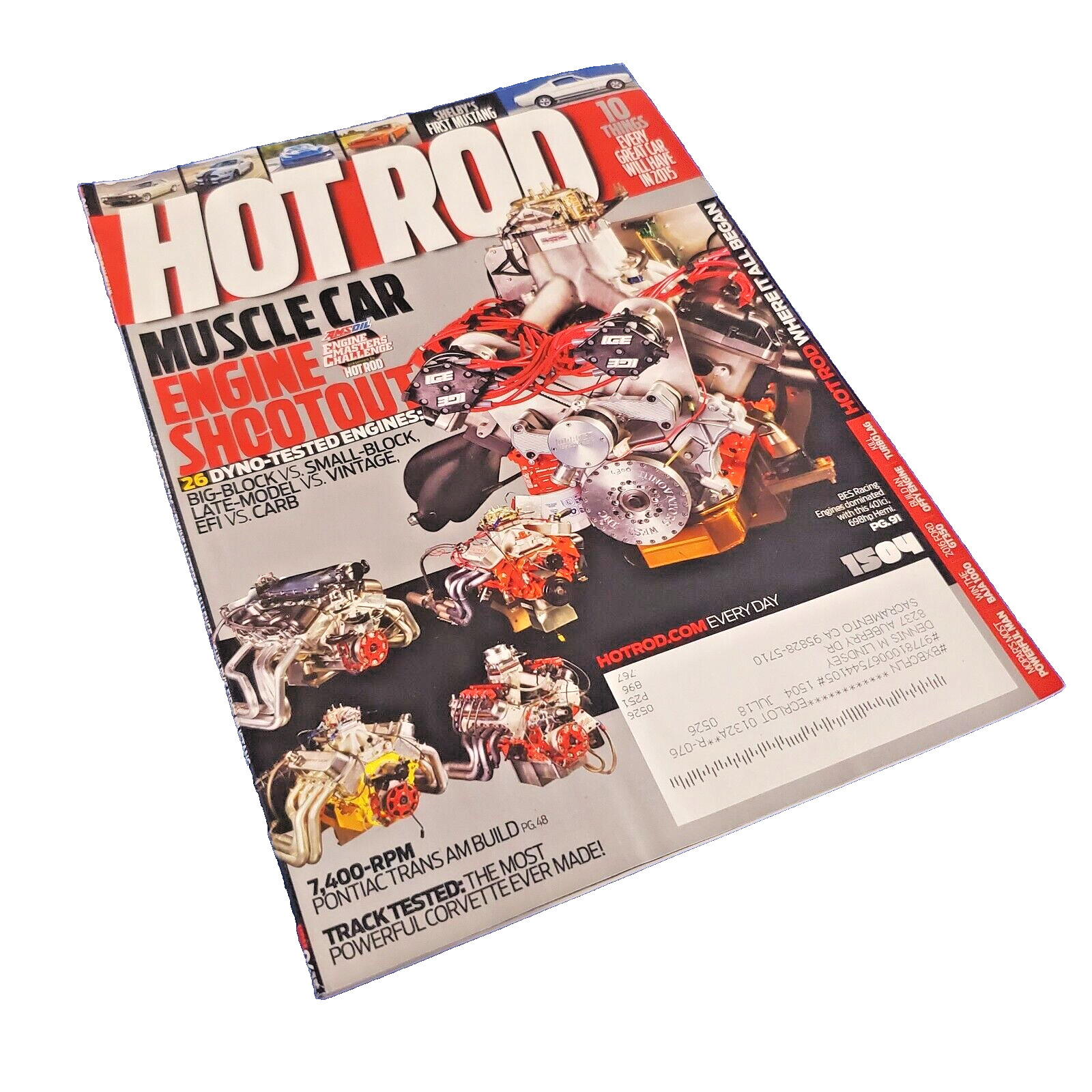 Hot Rod: Muscle Car Engine Shootout 26 Dyno Tested Engines April 2015 Magazine