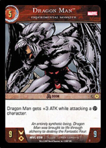 VS System: Dragon Man, Experimental Monster [Played] Marvel Legends TCG CCG Clas - Picture 1 of 1